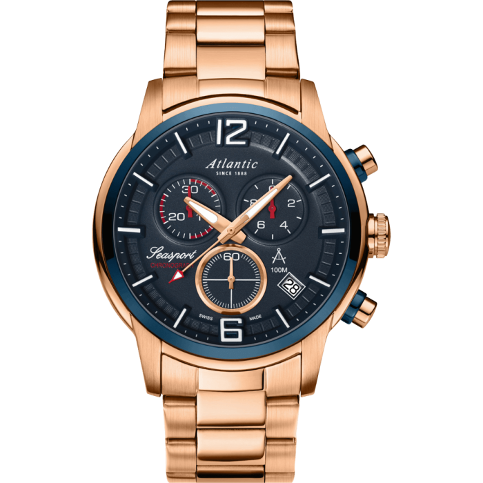 Zegarek Atlantic Seasport Chrono 46MM 87466.44.55