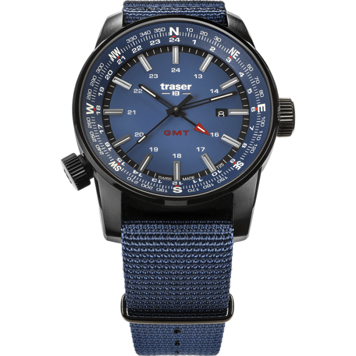 Zegarek Traser P68 Pathfinder GMT Blue 109034