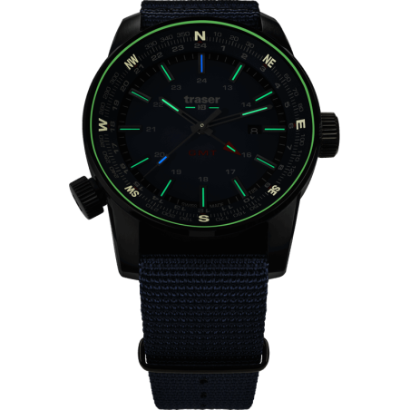 Zegarek Traser P68 Pathfinder GMT Blue 109034