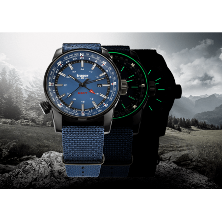 Zegarek Traser P68 Pathfinder GMT Blue 109034