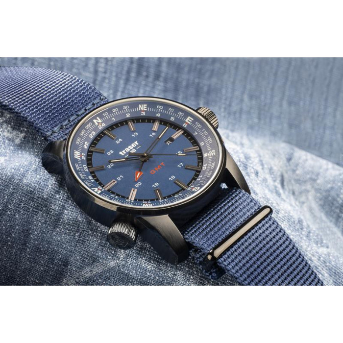 Zegarek Traser P68 Pathfinder GMT Blue 109034