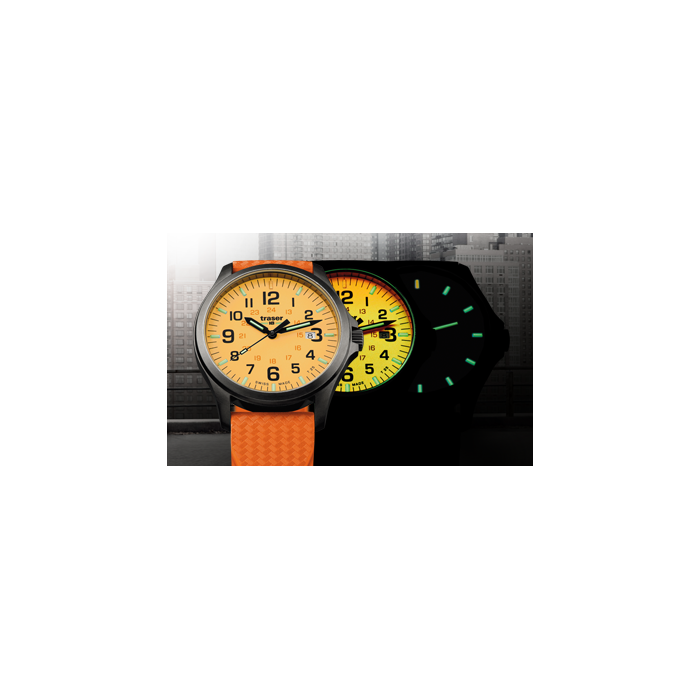 Zegarek Traser P67 Officer Pro GunMetal Orange 107423