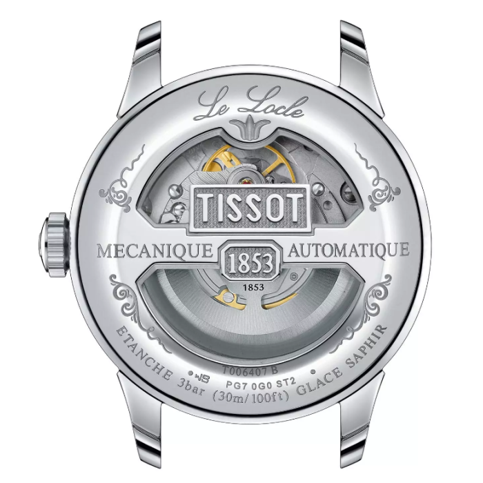 Zegarek Tissot Le Locle Open Heart Powermatic 80 T006.407.16.033.01