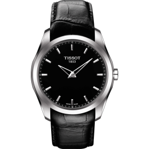 Pasek skórzany Tissot czarny 22mm T610028591