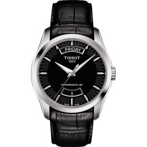 Pasek skórzany Tissot czarny 22mm T610028591