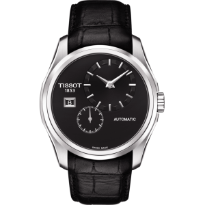 Pasek skórzany Tissot czarny 22mm T610028591