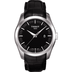 Pasek skórzany Tissot czarny 22mm T610028591