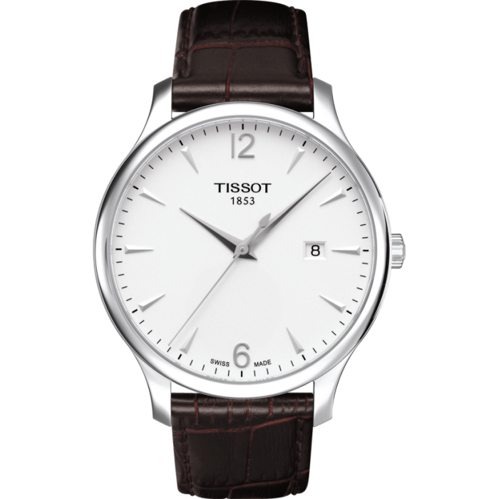 Pasek skórzany Tissot brązowy 20mm T610031949