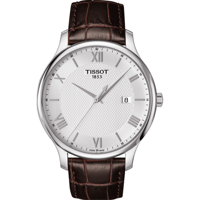 Pasek skórzany Tissot brązowy 20mm T610031949