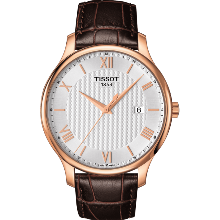 Pasek skórzany Tissot brązowy 20mm T610031949