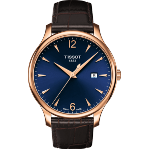 Pasek skórzany Tissot brązowy 20mm T610031949