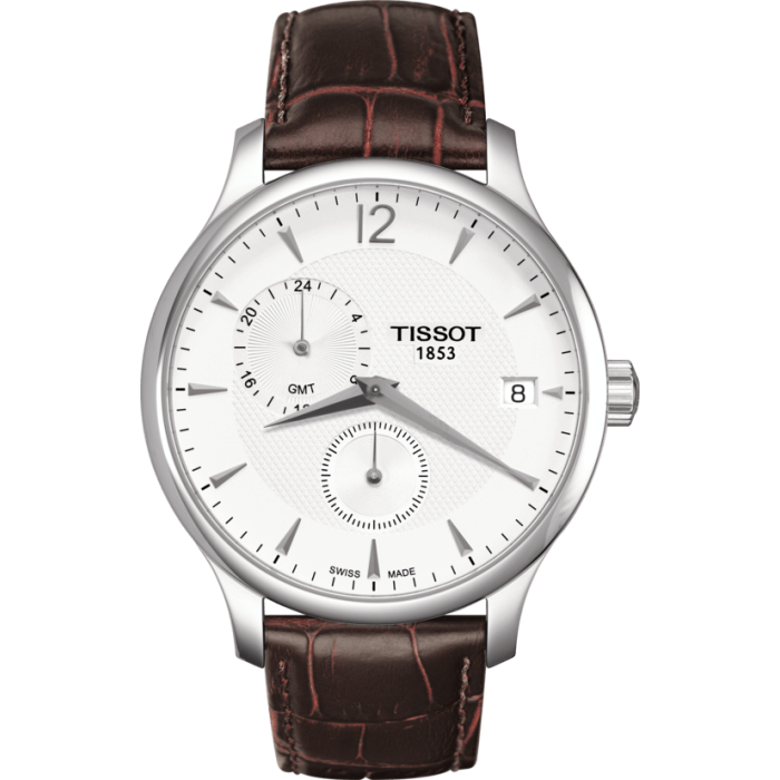 Pasek skórzany Tissot brązowy 20mm T610031949