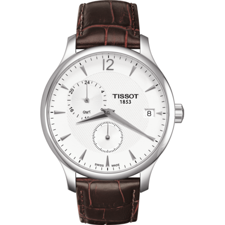 Pasek skórzany Tissot brązowy 20mm T610031949