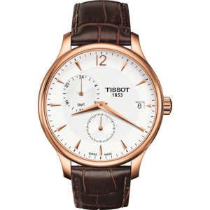 Pasek skórzany Tissot brązowy 20mm T610031949