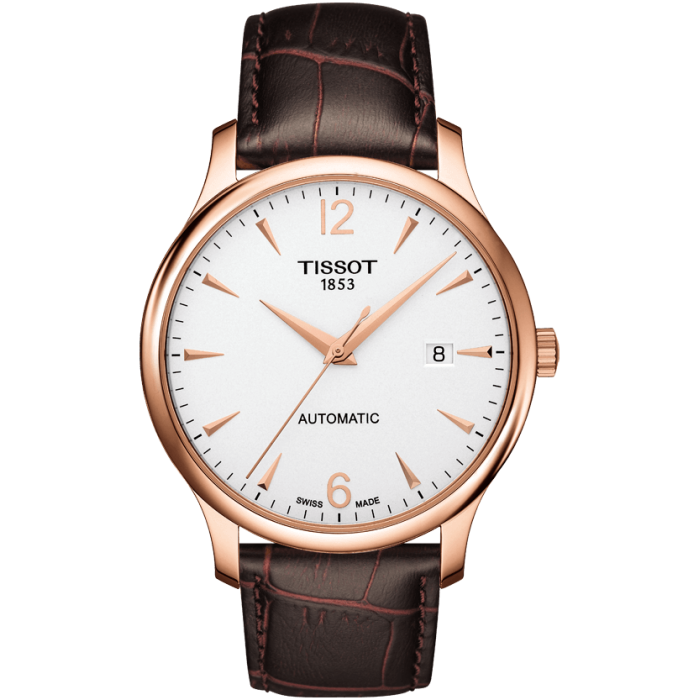 Pasek skórzany Tissot brązowy 20mm T610031949