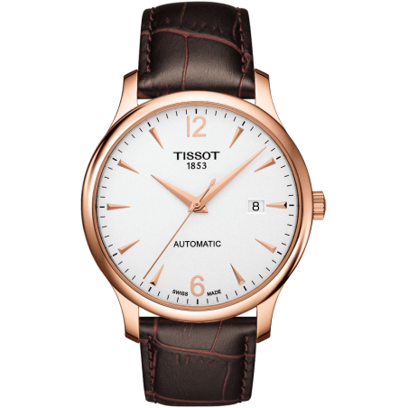 Pasek skórzany Tissot brązowy 20mm T610031949