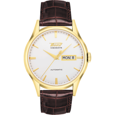 Pasek skórzany Tissot brązowy 20mm T610031949