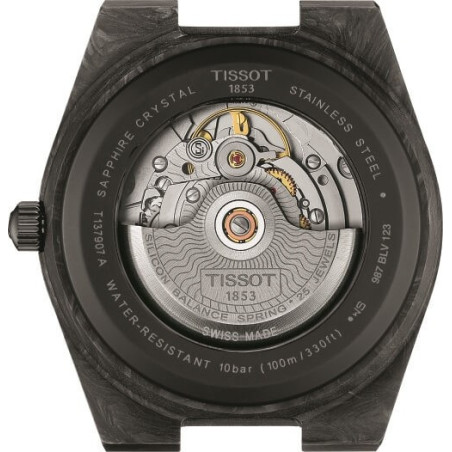 Zegarek Tissot PRX Carbon Powermatic 80 Silicum T137.907.97.201.00