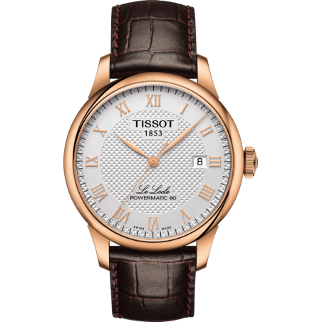 Pasek skórzany Tissot brązowy 19mm T610014577