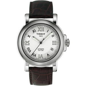 Pasek skórzany Tissot brązowy 19mm T610014577