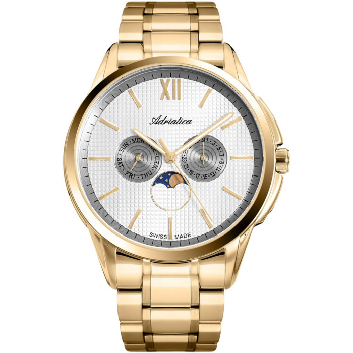 Adriatica A8283.1163QF – Klasyczny zegarek męski z fazami księżyca | Salon Zegarków