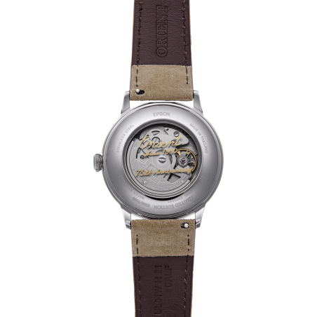 Orient Bambino 40,5mm Limited Edition RA-AC0027S30B - specjalnie oznaczone szkło z okazji powstania marki