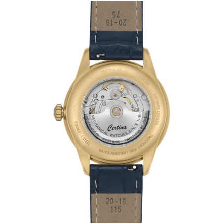 Certina DS-1 Big Date C029.426.36.041.00 - transparentny dekiel z mechanizmem Powermatic 80