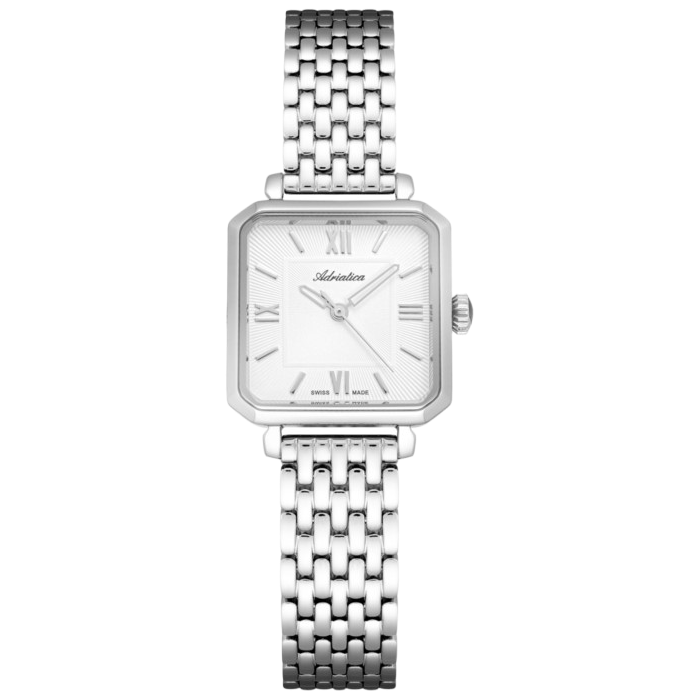 Adriatica A3838.5163Q | Niewielki szwajcarski zegarek z kwadratową kopertą