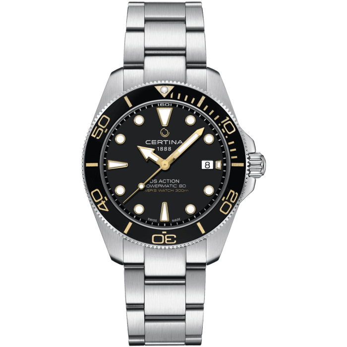 Zegarek Certina DS Action Diver C048.407.11.051.01 na stalowej bransolecie