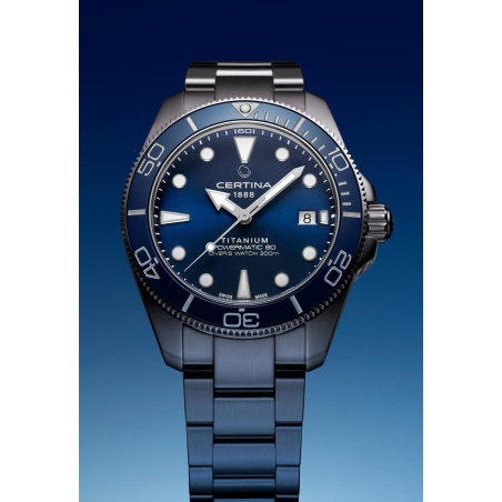 Certina DS Action Diver Titanium | Lekki zegarek na każdą okazję