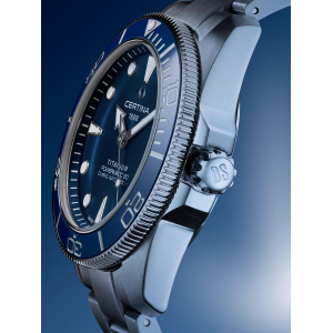 Certina DS Action Diver Titanium Powermatic 80 C048.407.44.041.00 - koperta 40,5mm idealnie pasuje na większość nadgarstków