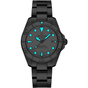 Certina DS Action Diver Powermatic 80 C048.407.11.011.00 - luminescencja Superluminova