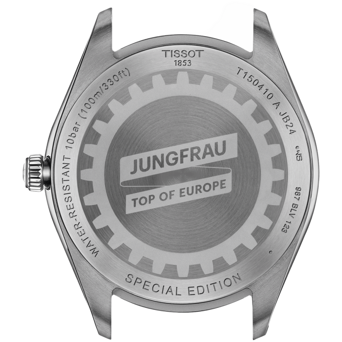 Tissot PR100 Jungfrau T150.410.11.041.02 - dekiel ze specjalnym grawerem
