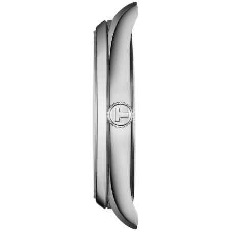 Tissot PR100 Jungfrau T150.410.11.041.02 - profil koperty, na nadgarstku zegarek sprawia wrażenie bardzo płaskiego