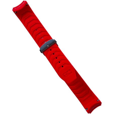 Pasek silikonowy z zapięciem motylkowym Tissot T603046209