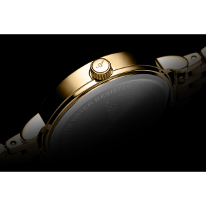 Zegarek Adriatica A3830.1173Q - logo marki na koronce