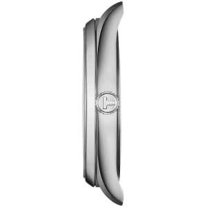 Zegarek Tissot PR100 Jungfrau T150.410.11.031.00 – widok na srebrną tarczę i stalową bransoletę