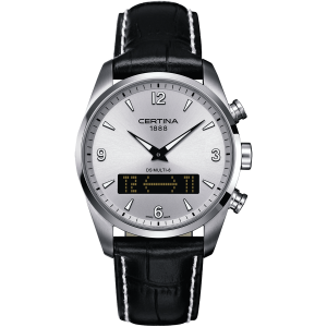 Pasek skórzany Certina czarny 23/20 C610016995