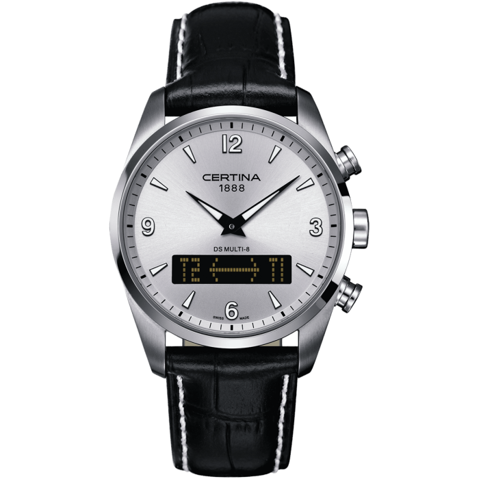 Pasek skórzany Certina czarny 23/20 C610016995