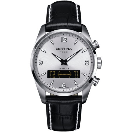 Pasek skórzany Certina czarny 23/20 C610016995