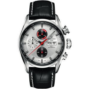 Pasek skórzany Certina czarny 23/20 C610016995