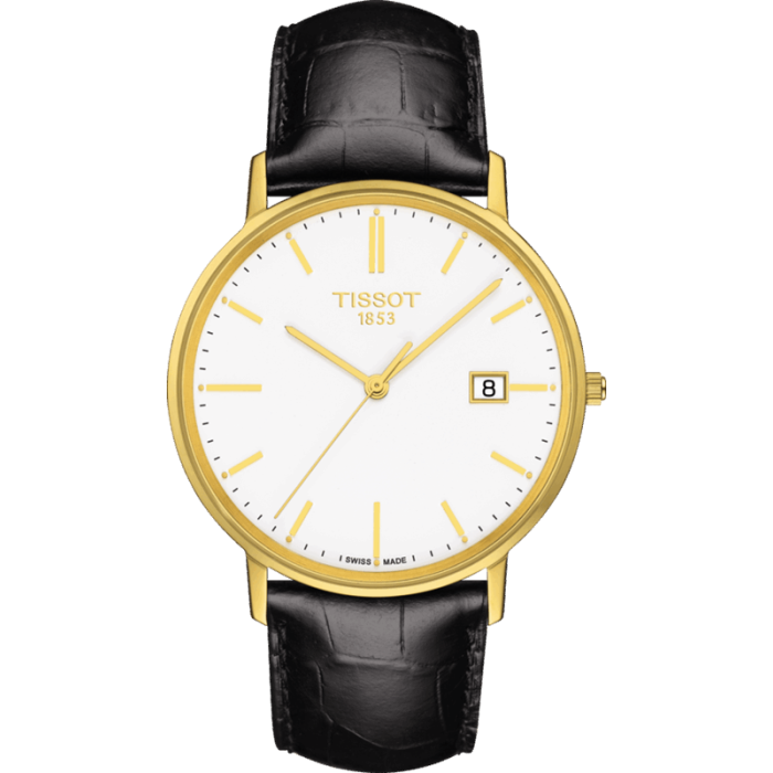 Pasek skórzany Tissot czarny 20/18 T600037759