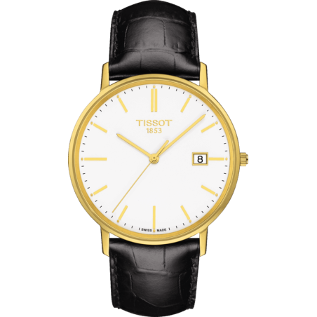 Pasek skórzany Tissot czarny 20/18 T600037759