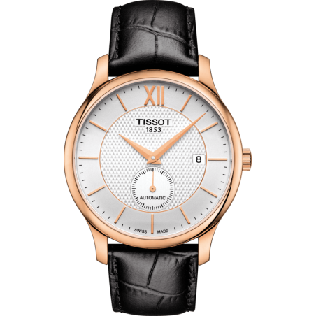 Pasek skórzany Tissot czarny 20/18 XL T610031945