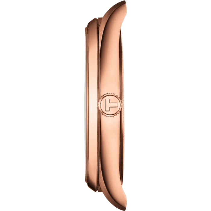 Tissot PR100 T150.410.33.051.00 - koperta została ukształtowana w taki sposób aby na nadgarstku wyglądał na bardzo płaski.