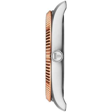 Tissot Ballade T156.410.22.041.00 - koperta została zaprojektowana tak, aby zegarek był jak najbardziej płaski