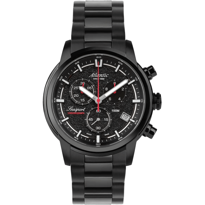 Zegarek Atlantic Seasport ND Chrono 46mm 87466.46.61BK
